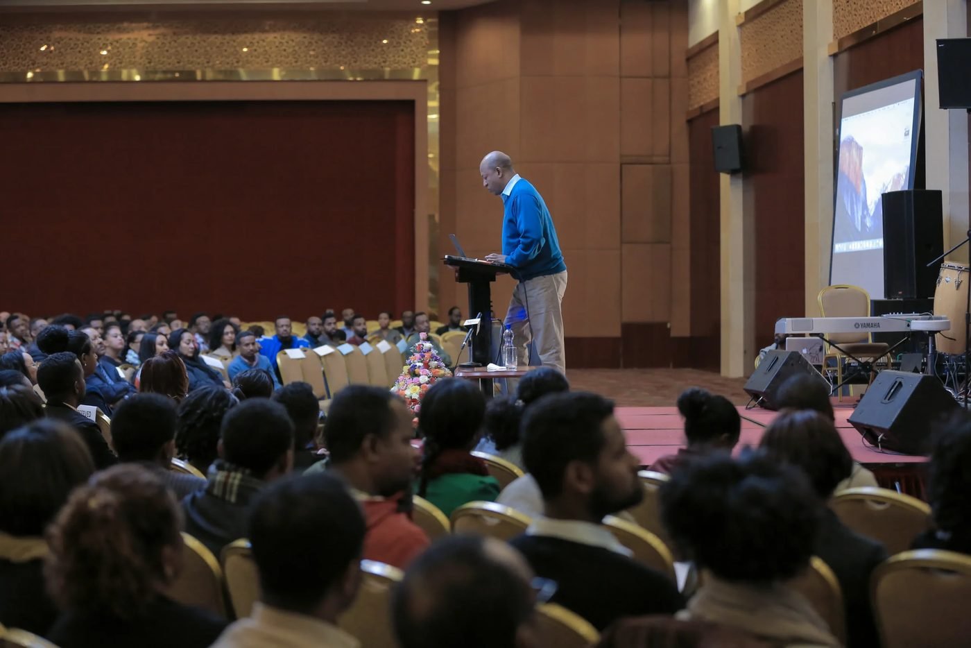 A packed Mindset Solutions seminar hall in Addis Ababa