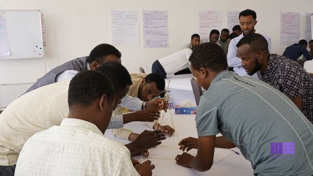 Group activity during a training